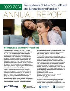 2023-2024 Children's Trust Fund - Strengthening Families Annual Report